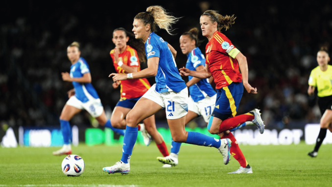 Calcio Spagna Italia Europeo 2025