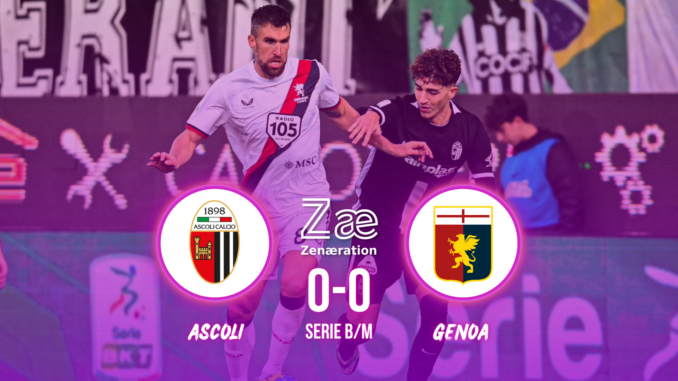 Ascoli vs Genoa 0-0