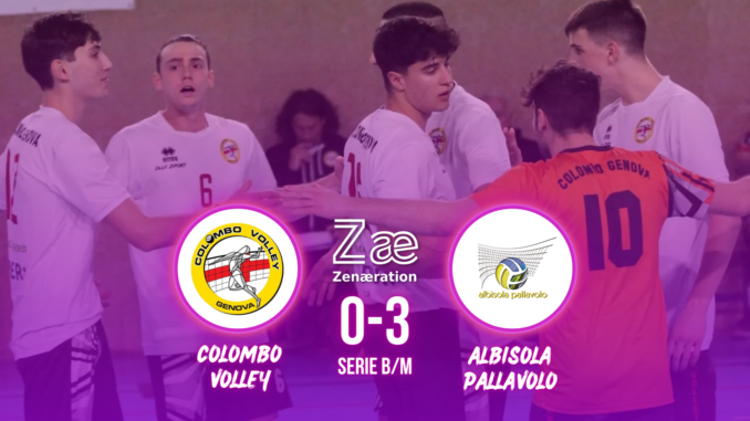 Colombo Volley vs Albisola Pallavolo 0-3