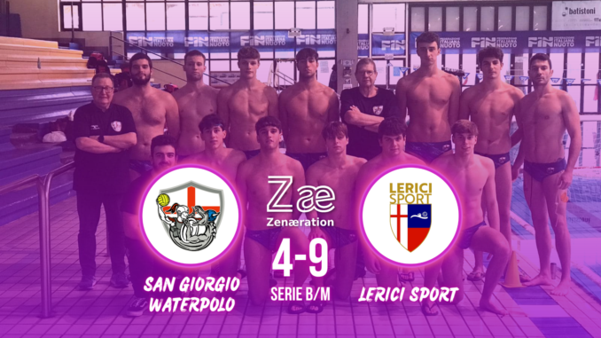 San Giorgio Waterpolo vs Lerici Sport 4-9