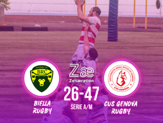 Biella Rugby vs CUS Genova Rugby 26-47