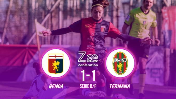Genoa vs Ternana 1-1