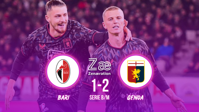 Bari vs Genoa 1-2
